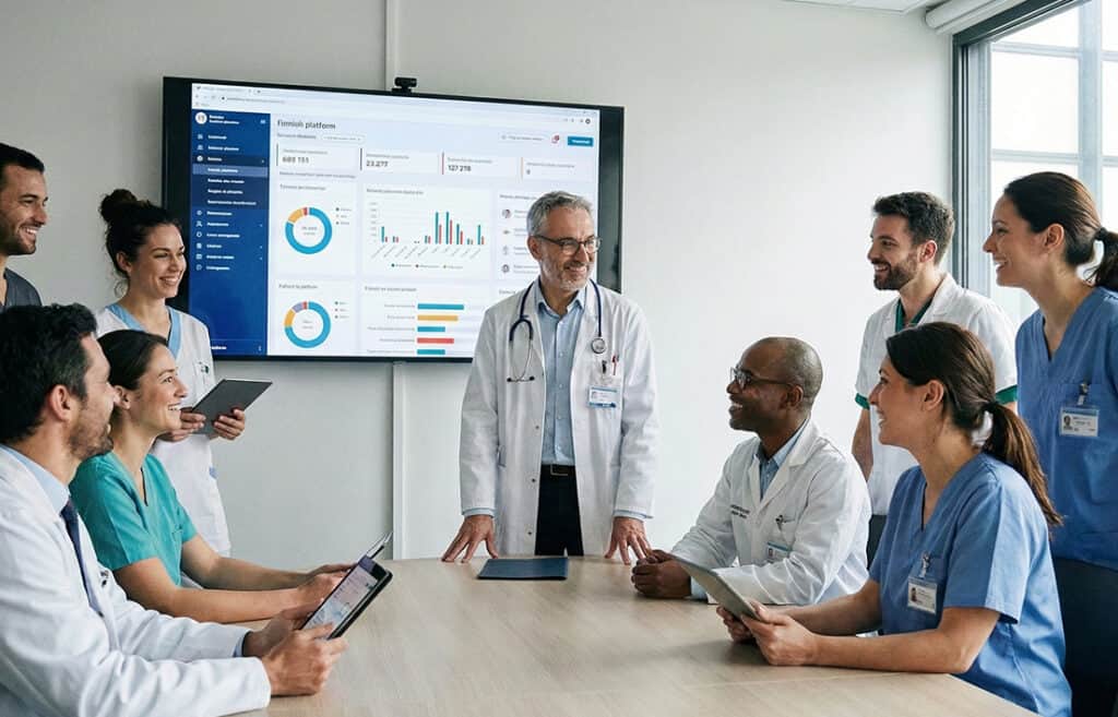 Plateforme Access CVL pour gestion efficace des dossiers médicaux et optimisation des processus de soins.